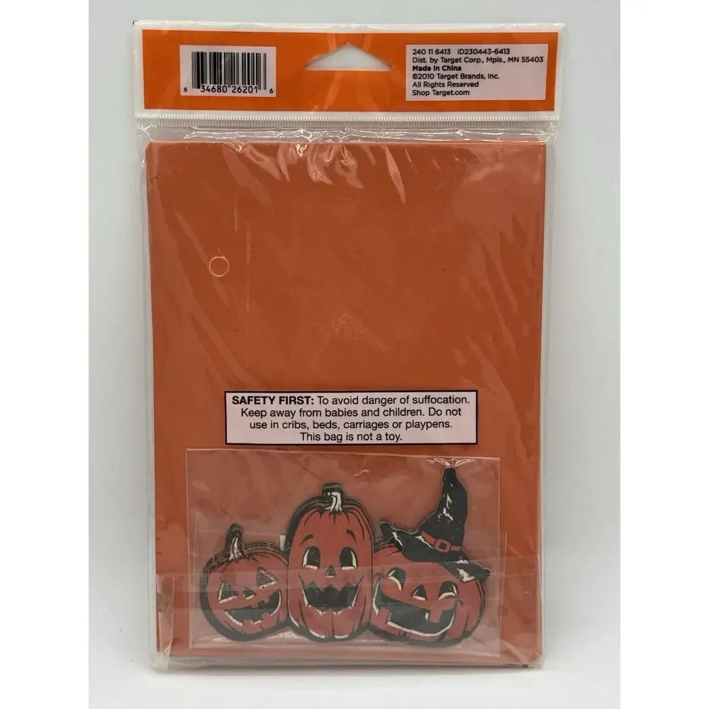 Vintage Target Halloween Party Invitations 10 Cards & Envelopes Sealed 2010